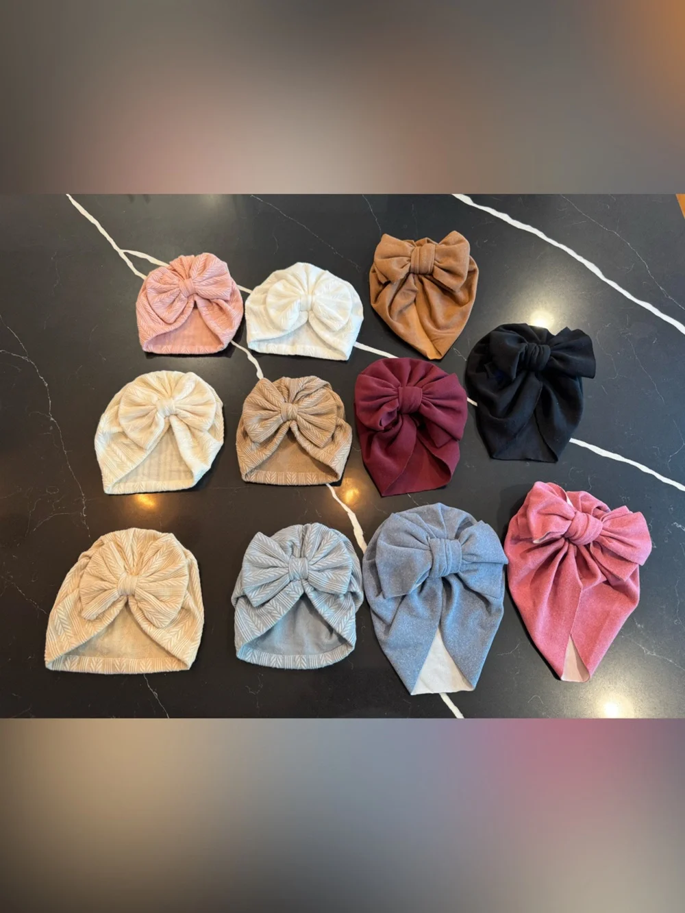 Knotted Baby/Toddler Turban Hats - Assorted Neutral & Colorful Set